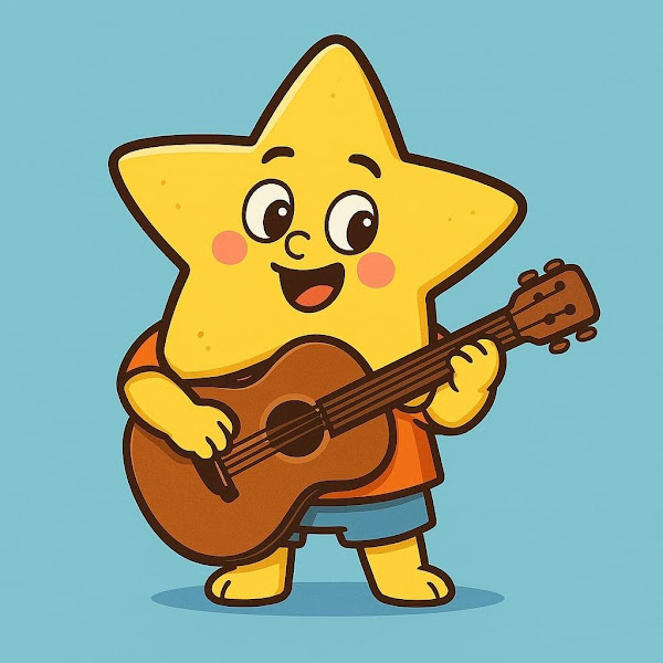 Toratoonz logo featuring a smiling star holding a guitar